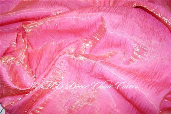 Crush Shimmer Flamingo Pink Table Overlay