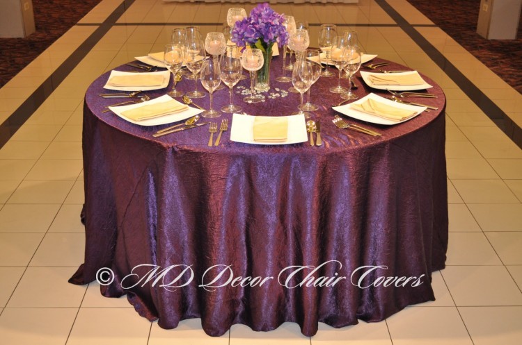 Deep-Purple-Crushed-Satin-Tablecloth