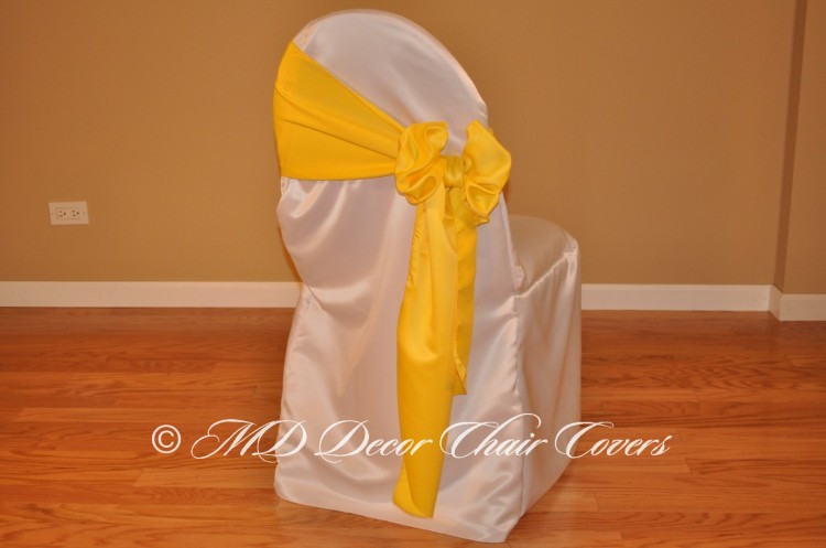 Yellow Butterfly Bow Style On The Side